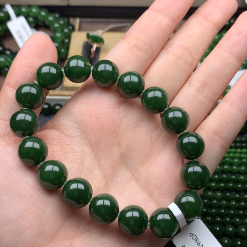 【闪购商品】未镶嵌手串和田玉（碧玉）@***姐12m
