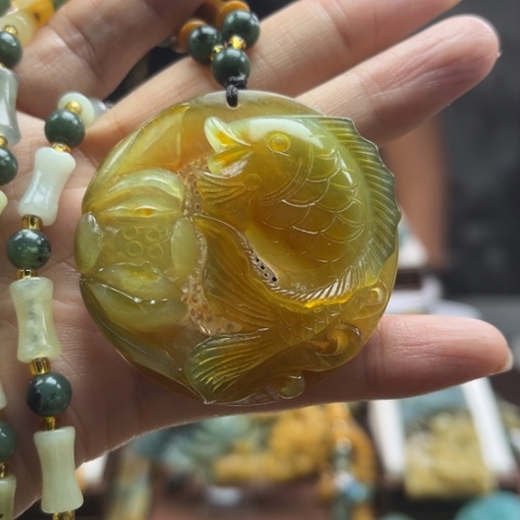 岫玉挂件未镶嵌挂件