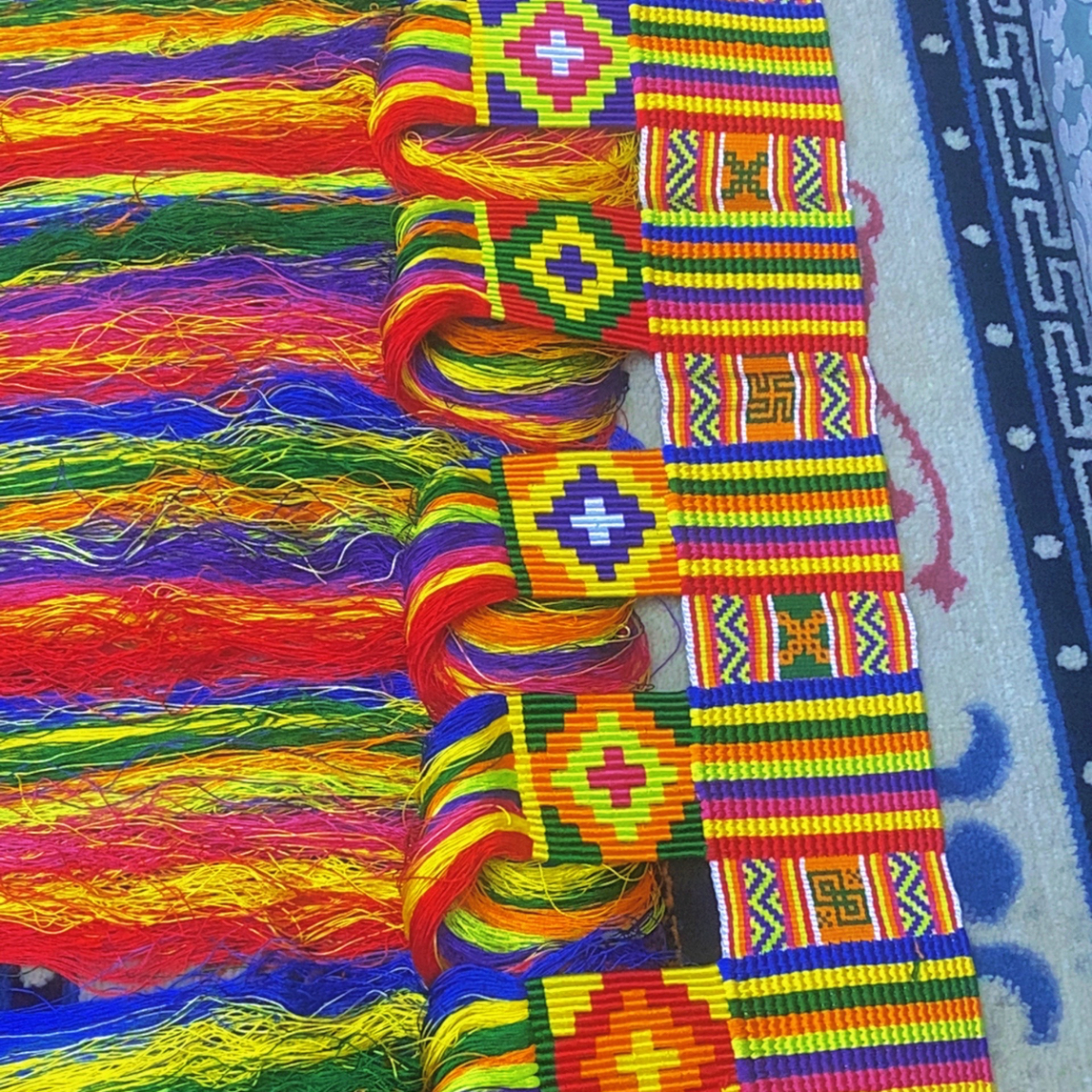 嘉绒手工腰带精品丝线