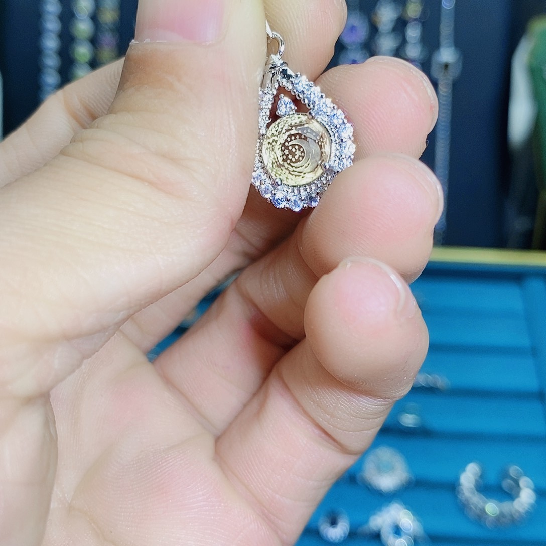 紫晶珠宝半成品未镶嵌