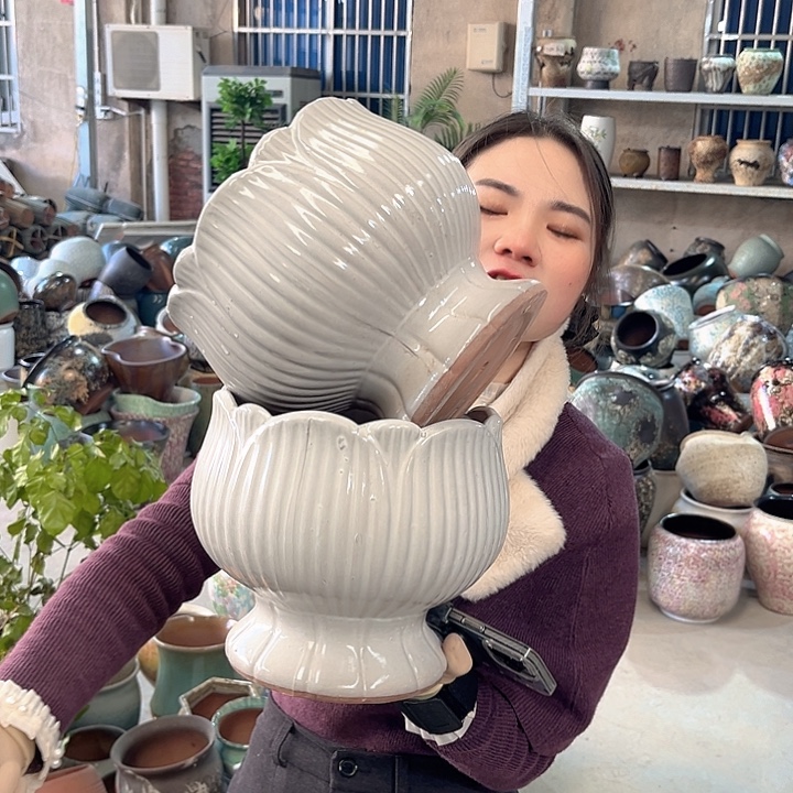 正品口21高19花盆……