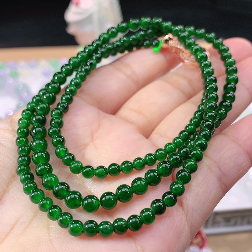 【闪购商品】翡翠手链未镶嵌翡翠卡3.6-5