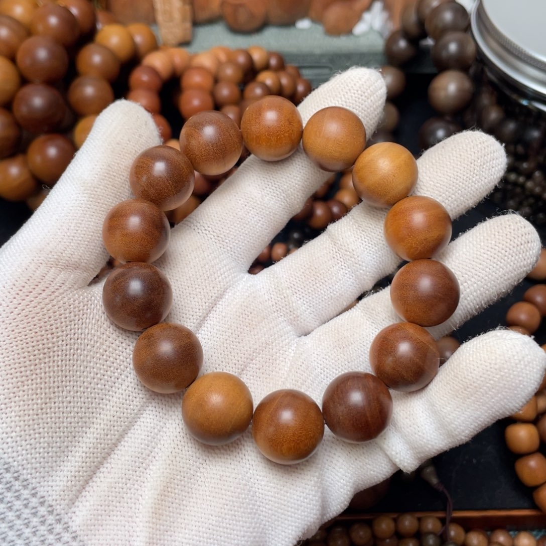 檀香木手串/手链森*迈索尔老山檀16