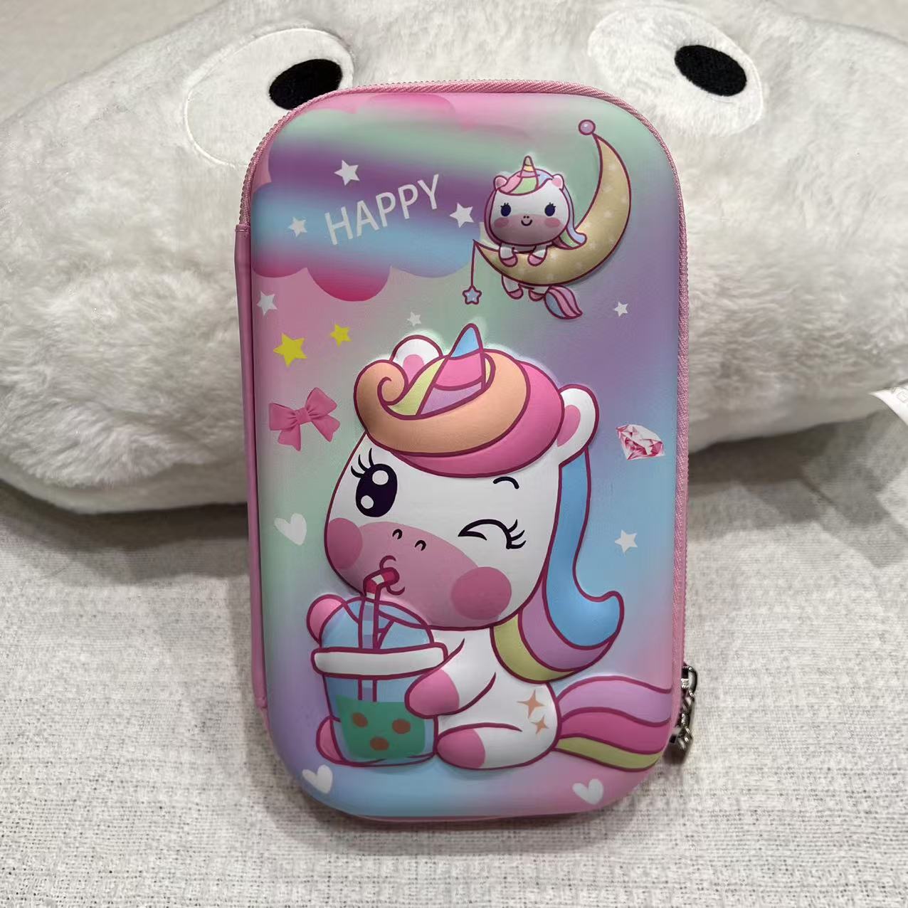 工厂767品牌孤品福利-彩虹小白马笔袋