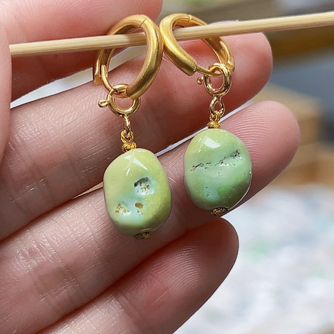 绿松石珠宝奇石未镶嵌