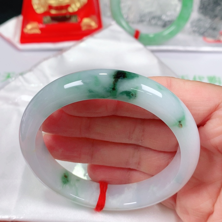 未镶嵌手镯翡翠   编号D1183 正圈57
