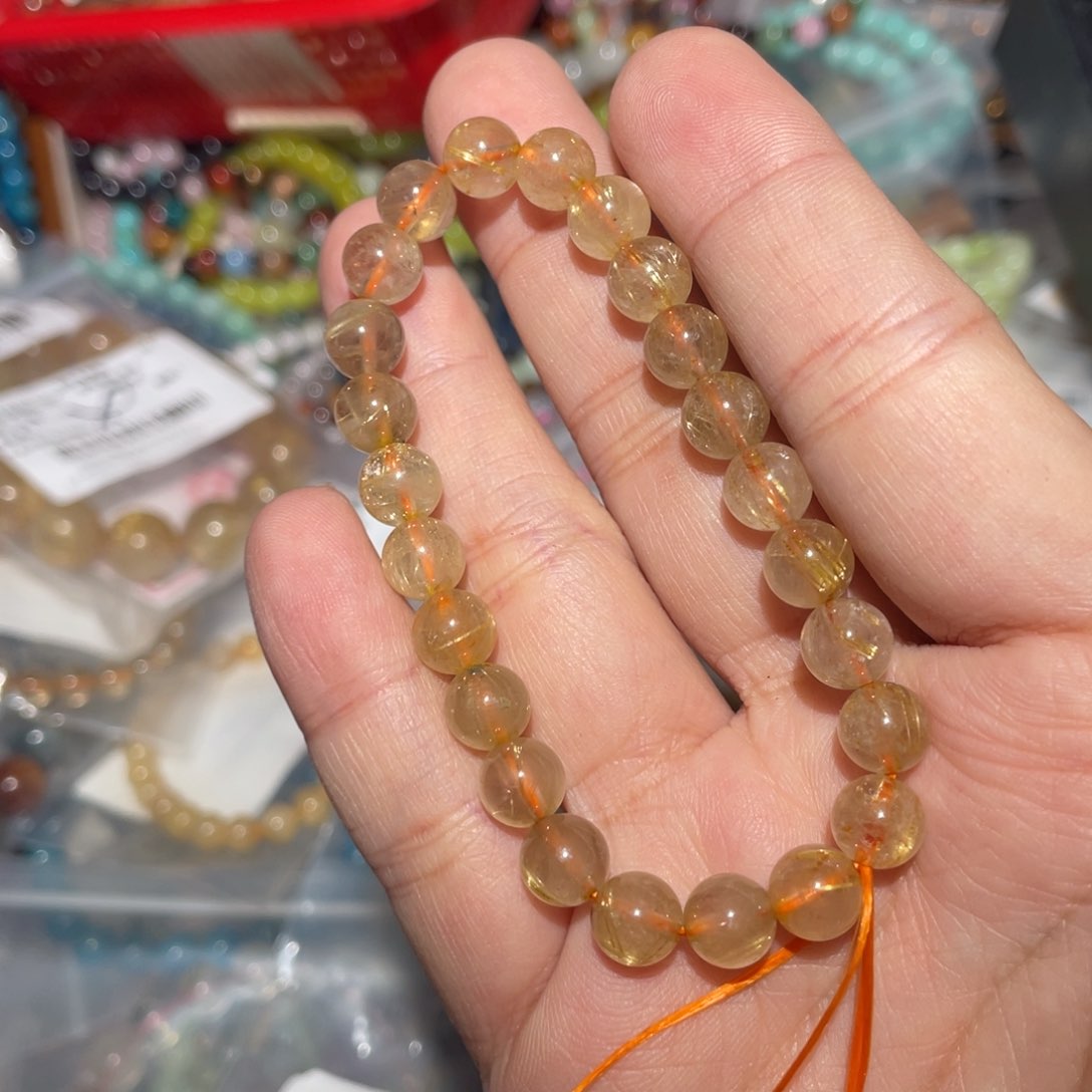 水晶手链未镶嵌宗***瓢手链