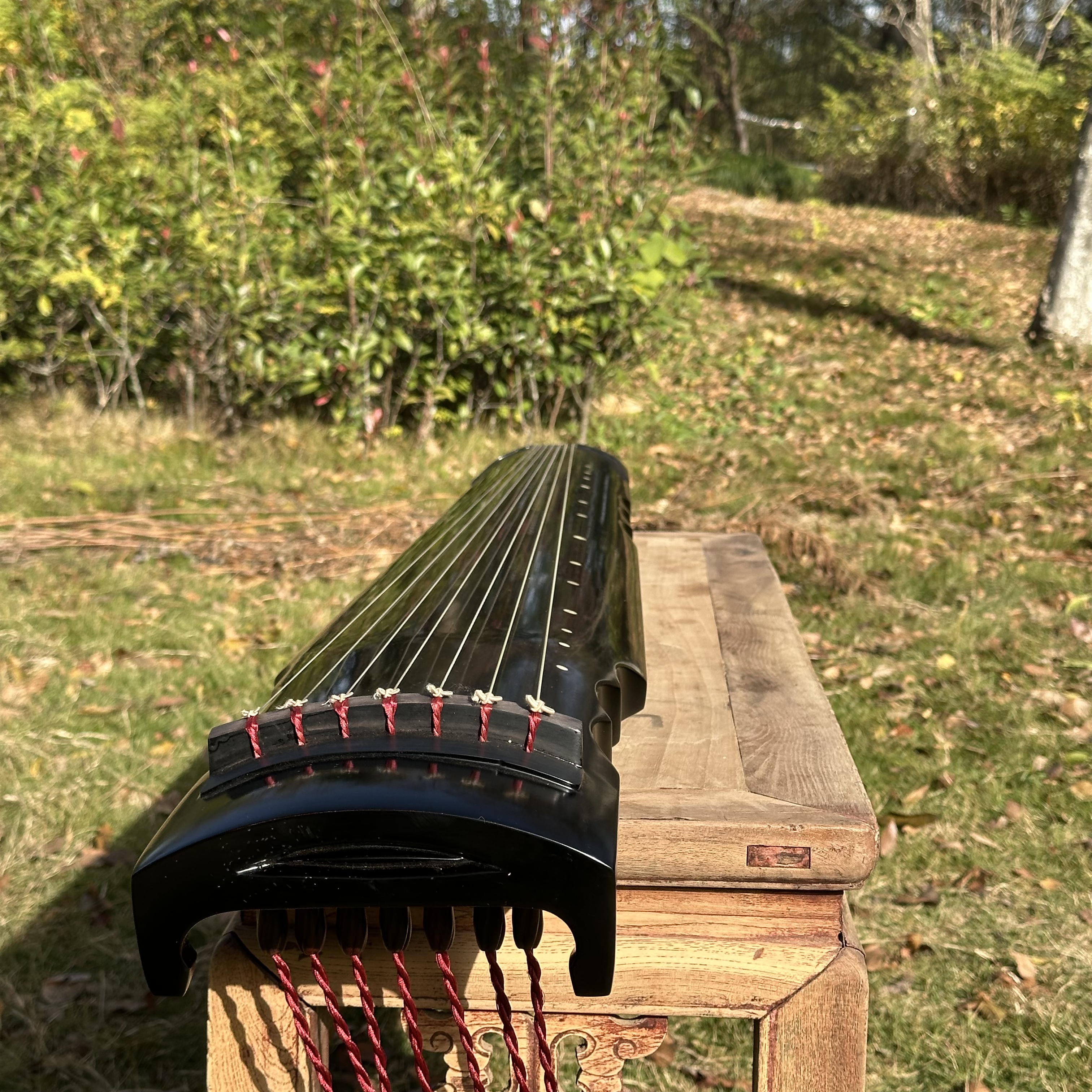 songmantang/松缦堂8高山紫花沙桐木连珠式古琴初学者初级款