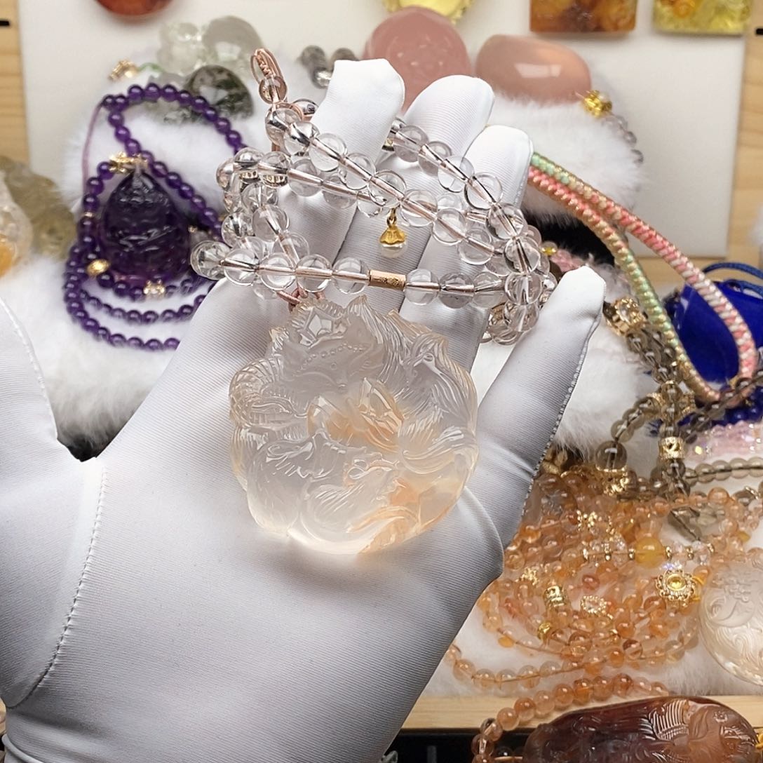 未镶嵌颈饰水晶z*.五圣