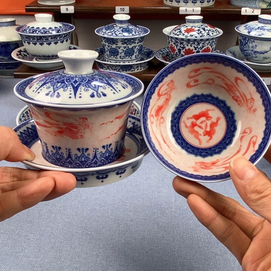 素*景德镇高温陶瓷茶具