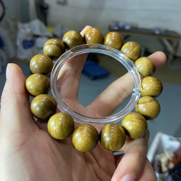 C271水波金丝楠圆珠卡1.5单圈手串