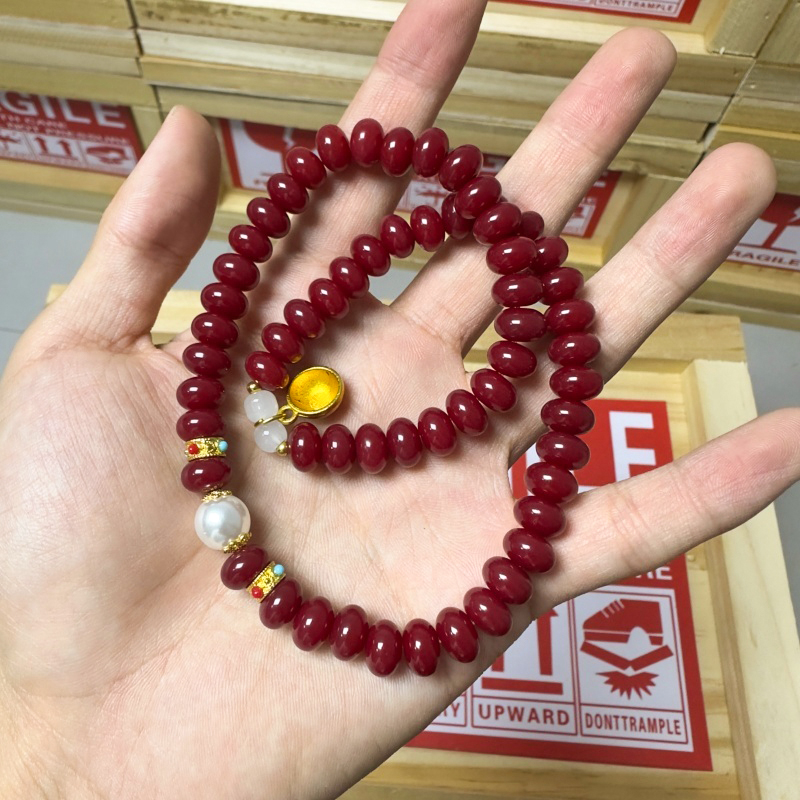 JG0040红菩提双圈精美手串无礼盒