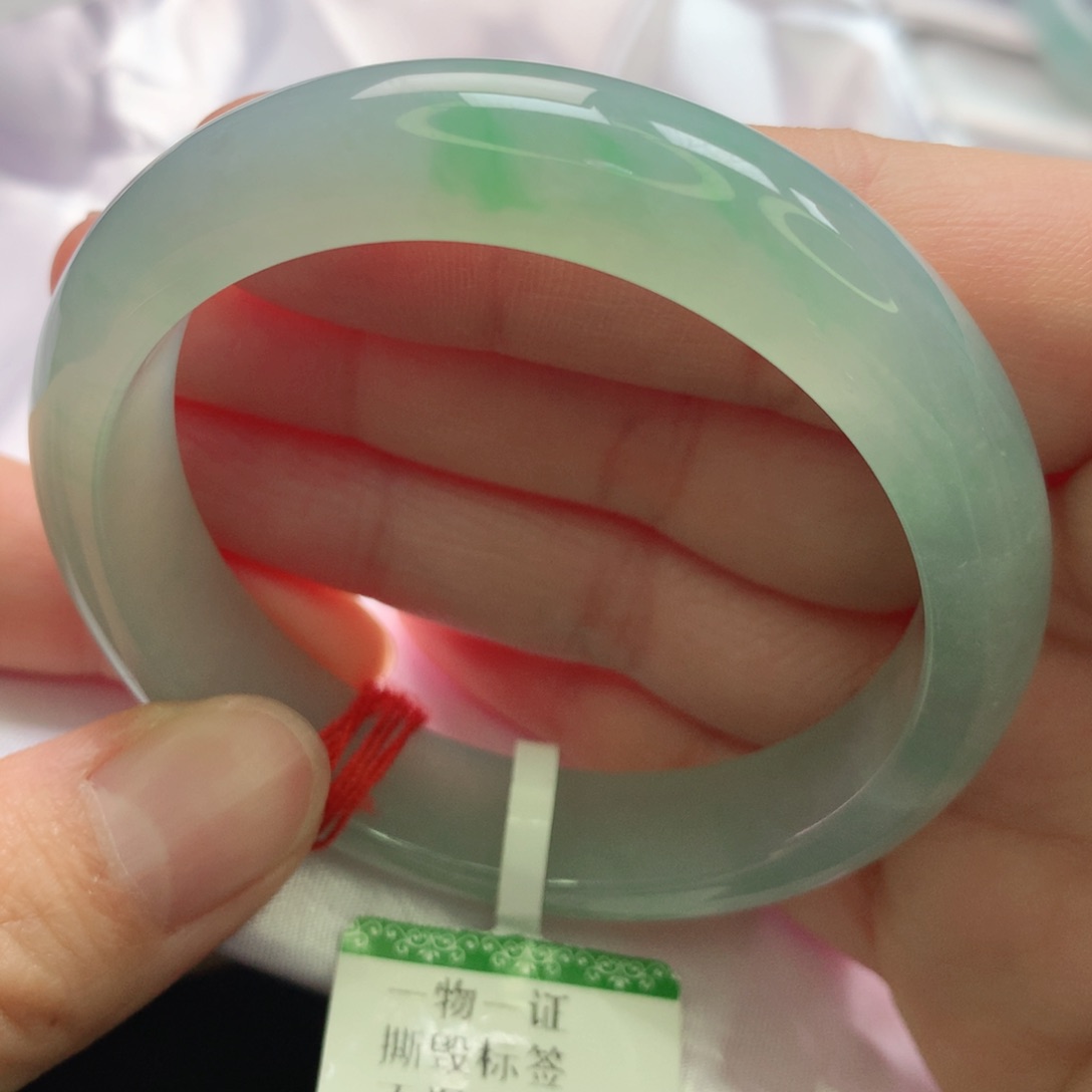 翡翠手镯未镶嵌5051圈