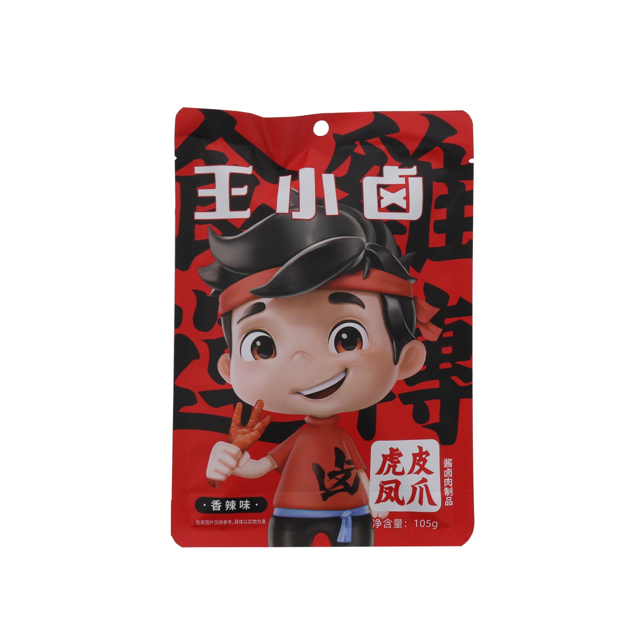 王小卤虎皮凤爪 香辣味 105g