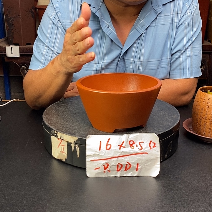 紫砂花盆货号一只DD1