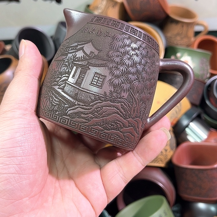 茶杯紫砂全手工紫砂主人杯