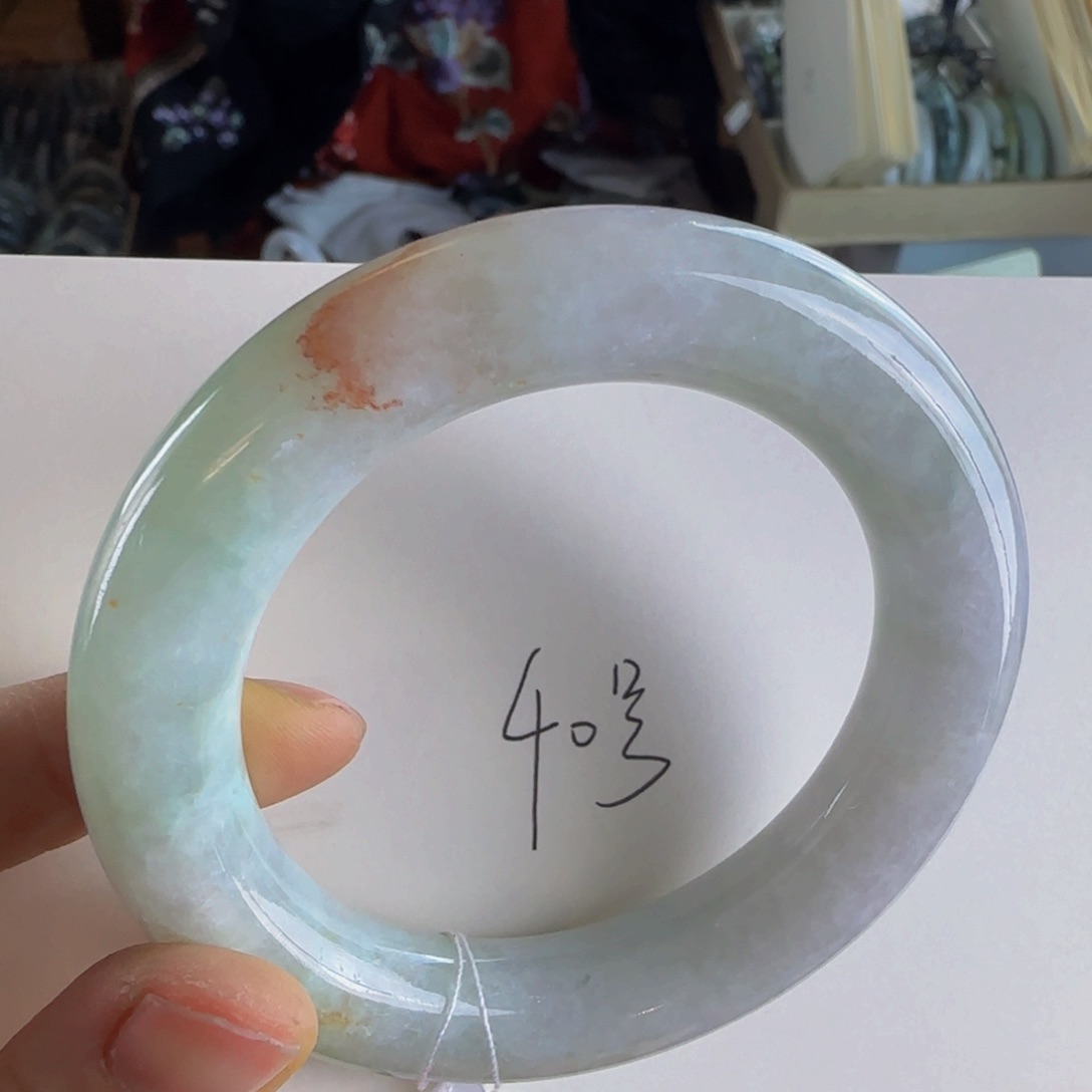 翡翠手镯未镶嵌老坑56。13.2。12.8