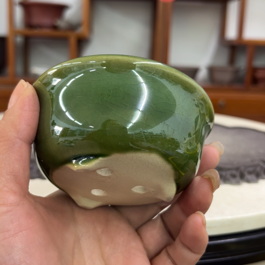 紫砂花盆瑕疵4.5-9。。。