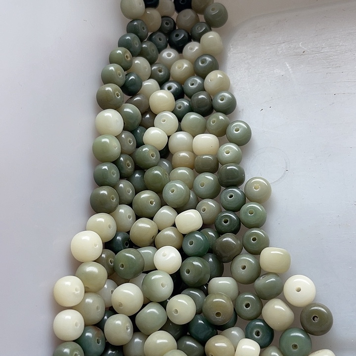 白玉菩提吊坠瑕疵9-7青提墩200颗
