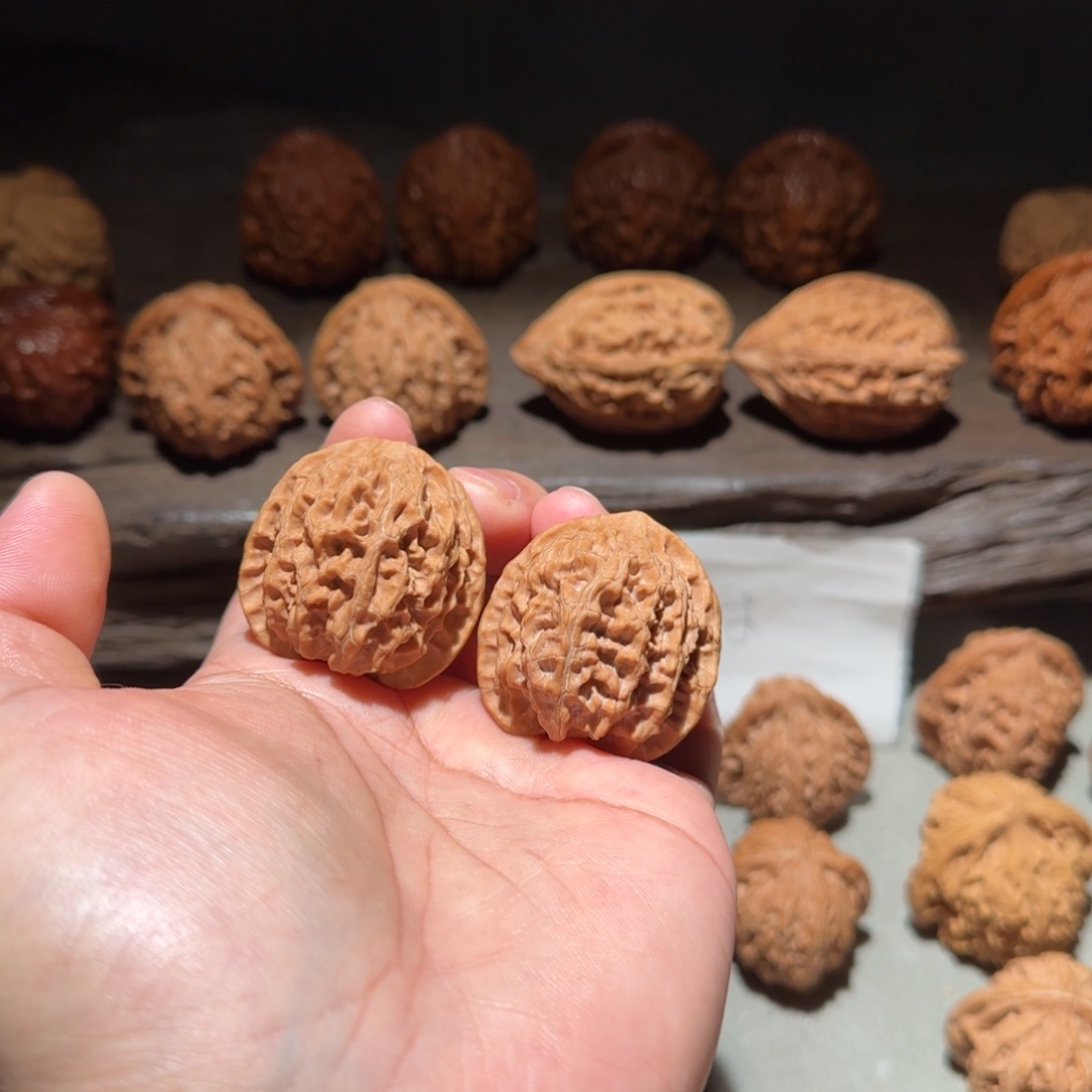 情***子吊坠文玩核桃36.5尺全品苹果园