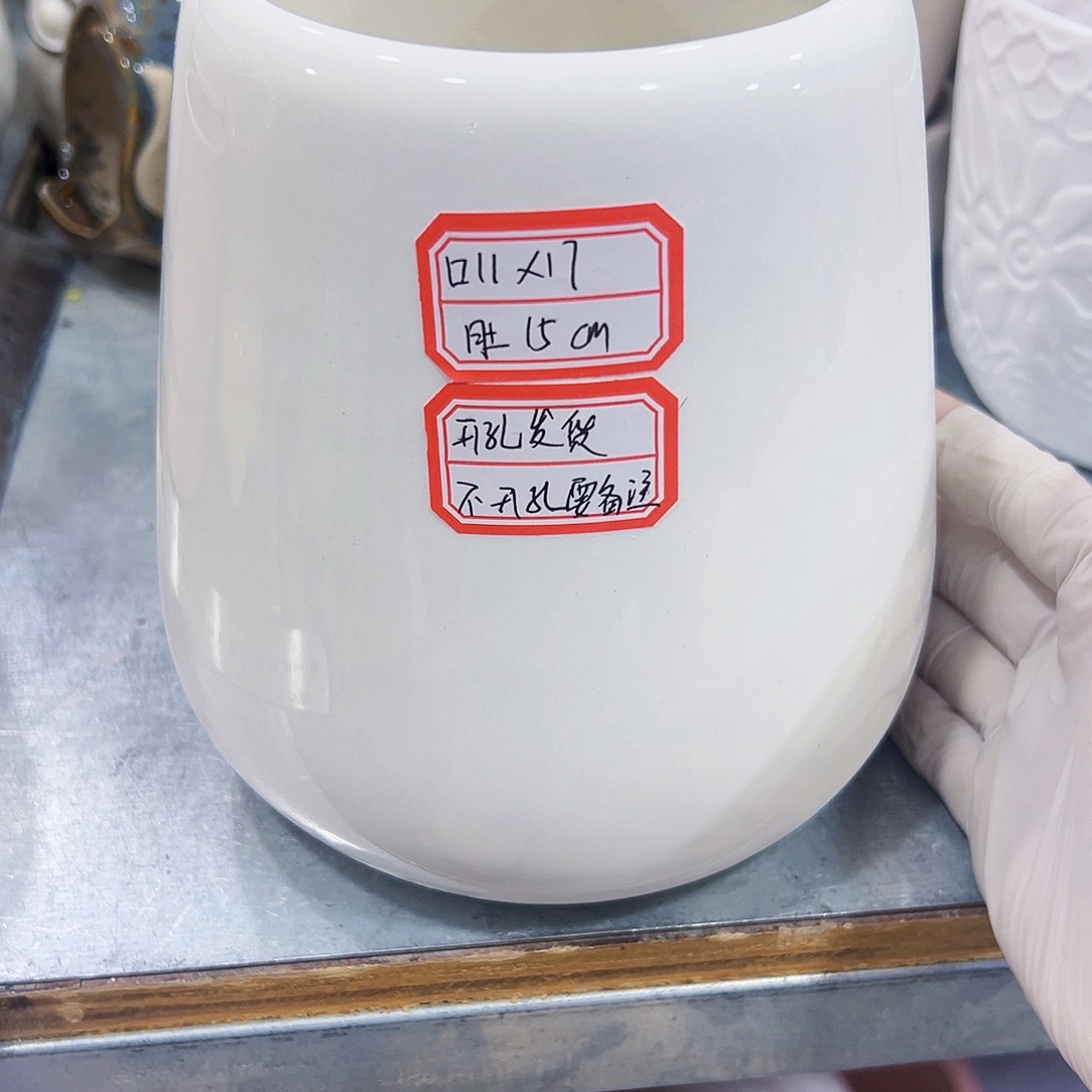 有孔外贸尾单陶瓷花盆凑单10米包邮