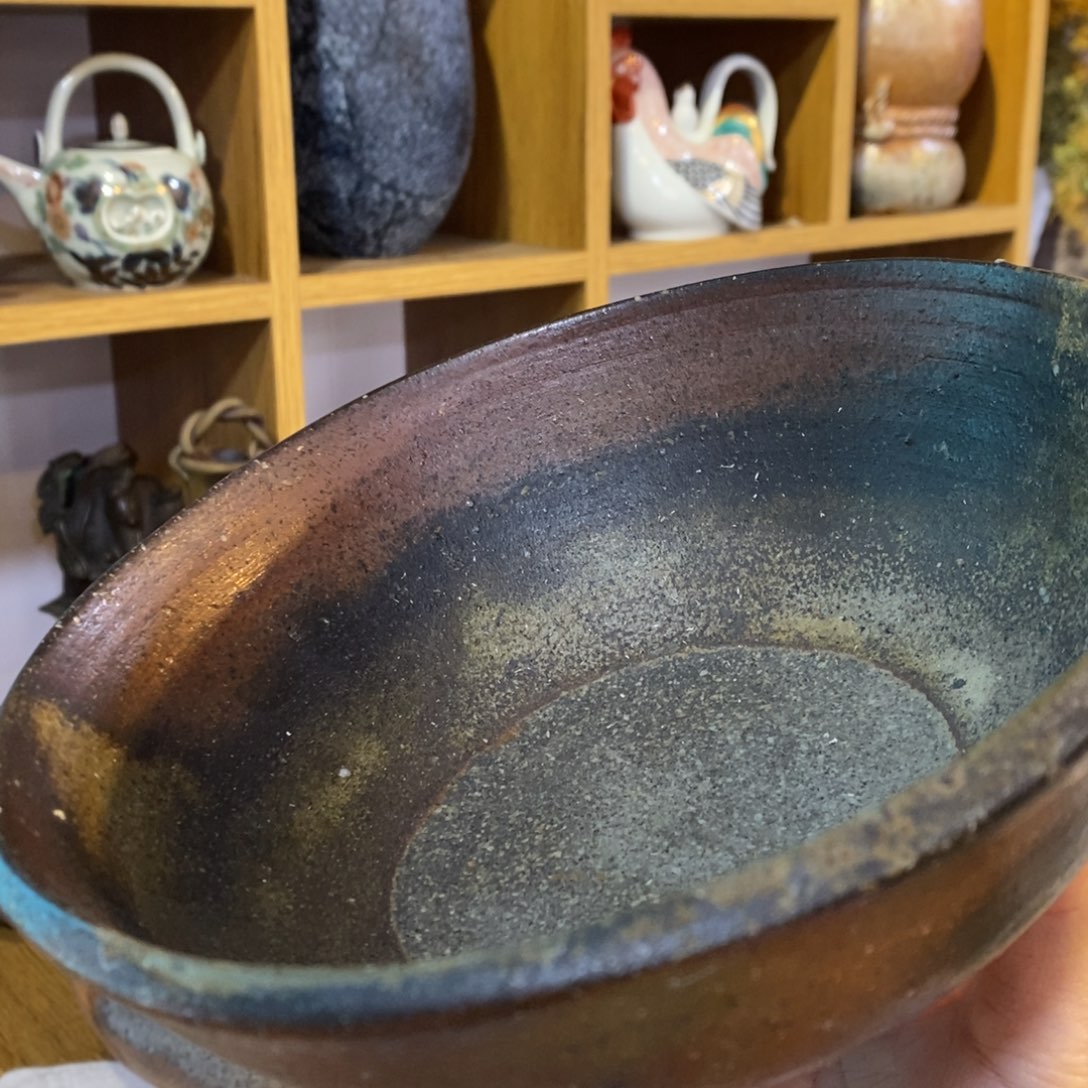 瓷片备前烧器皿呀