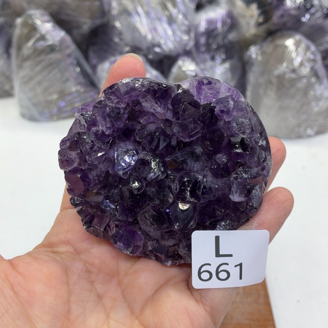 未镶嵌水晶摆件天然紫水晶