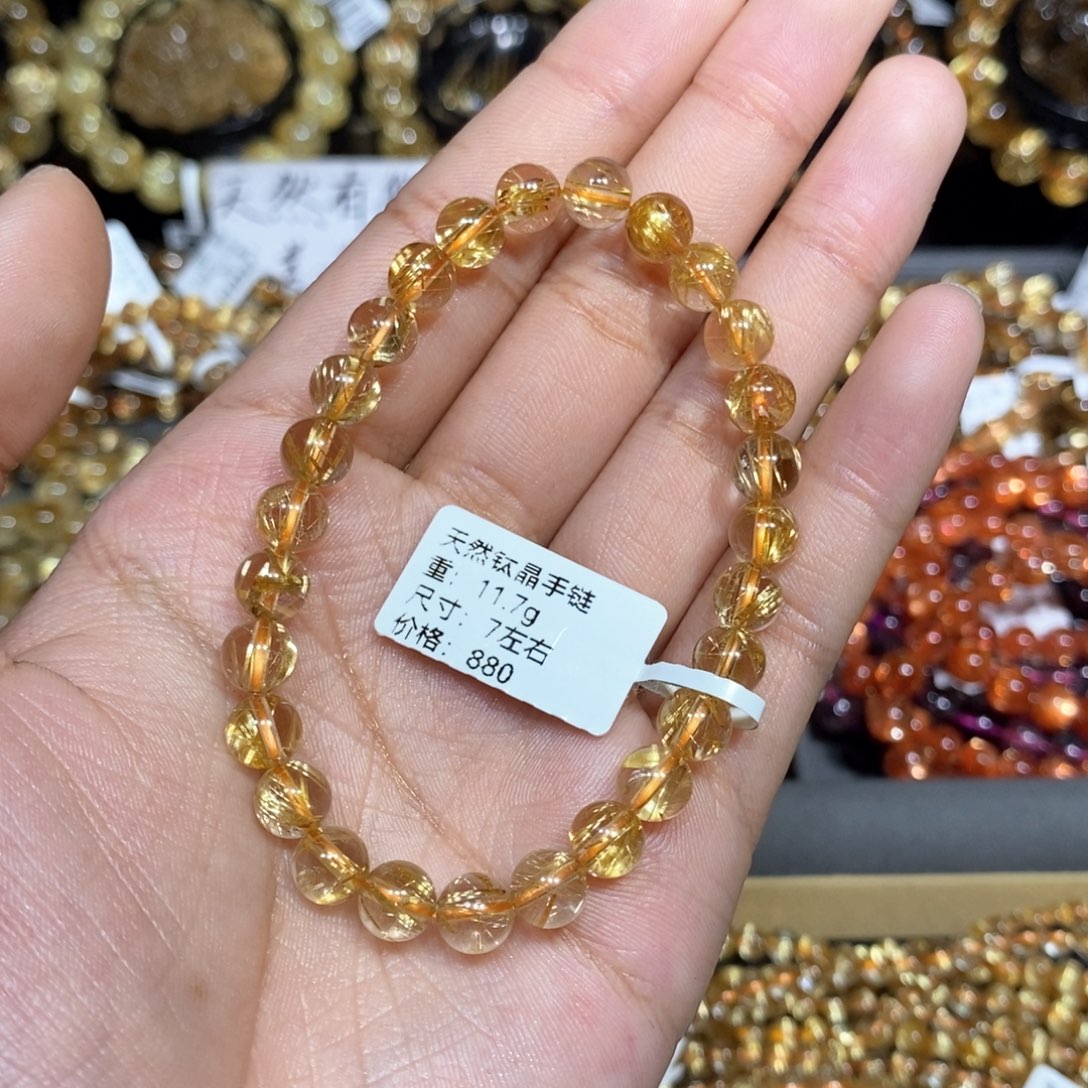 水晶手链未镶嵌春****）琪