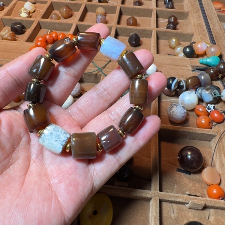 磁石万能搭配糖剁珠手串