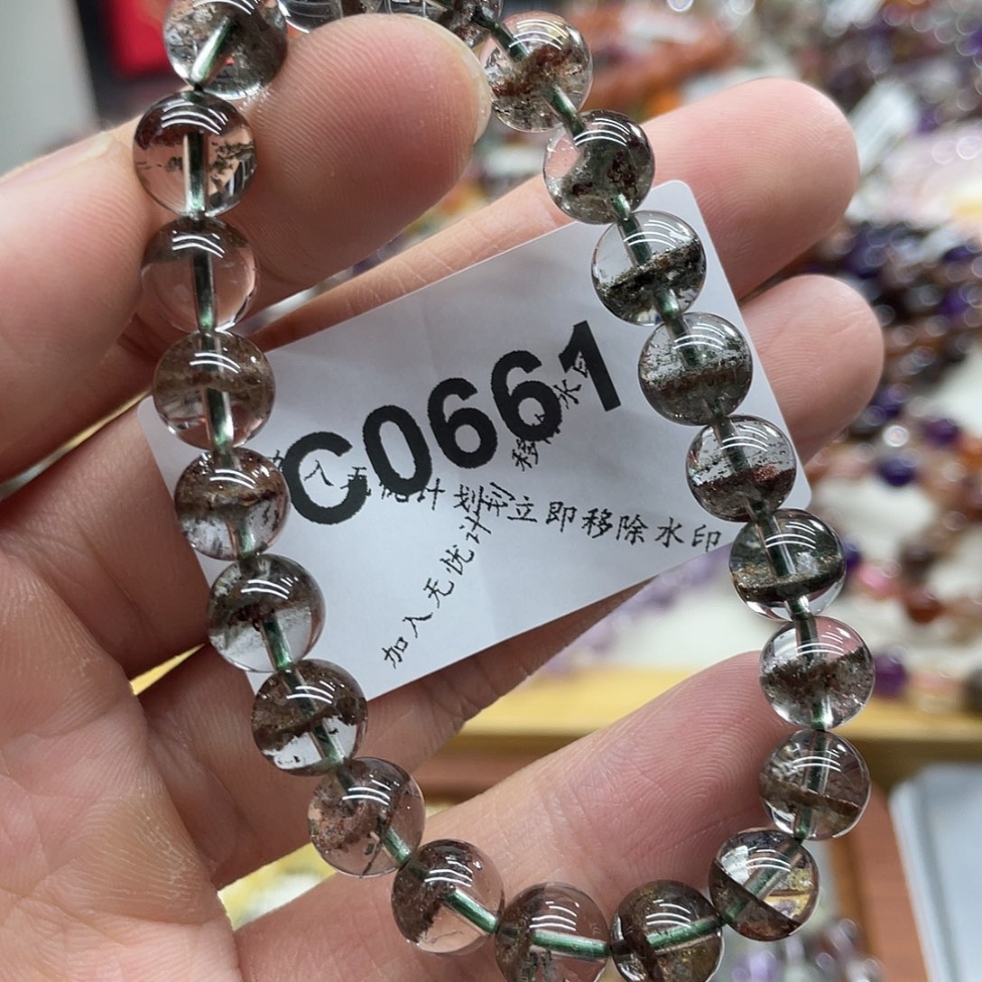 未镶嵌水晶手链天然