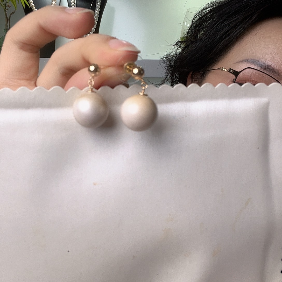 耳饰未镶嵌淡水珍珠