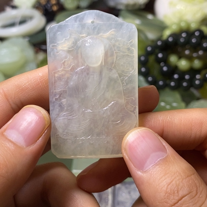 岫玉岫玉颈饰未镶嵌用****3