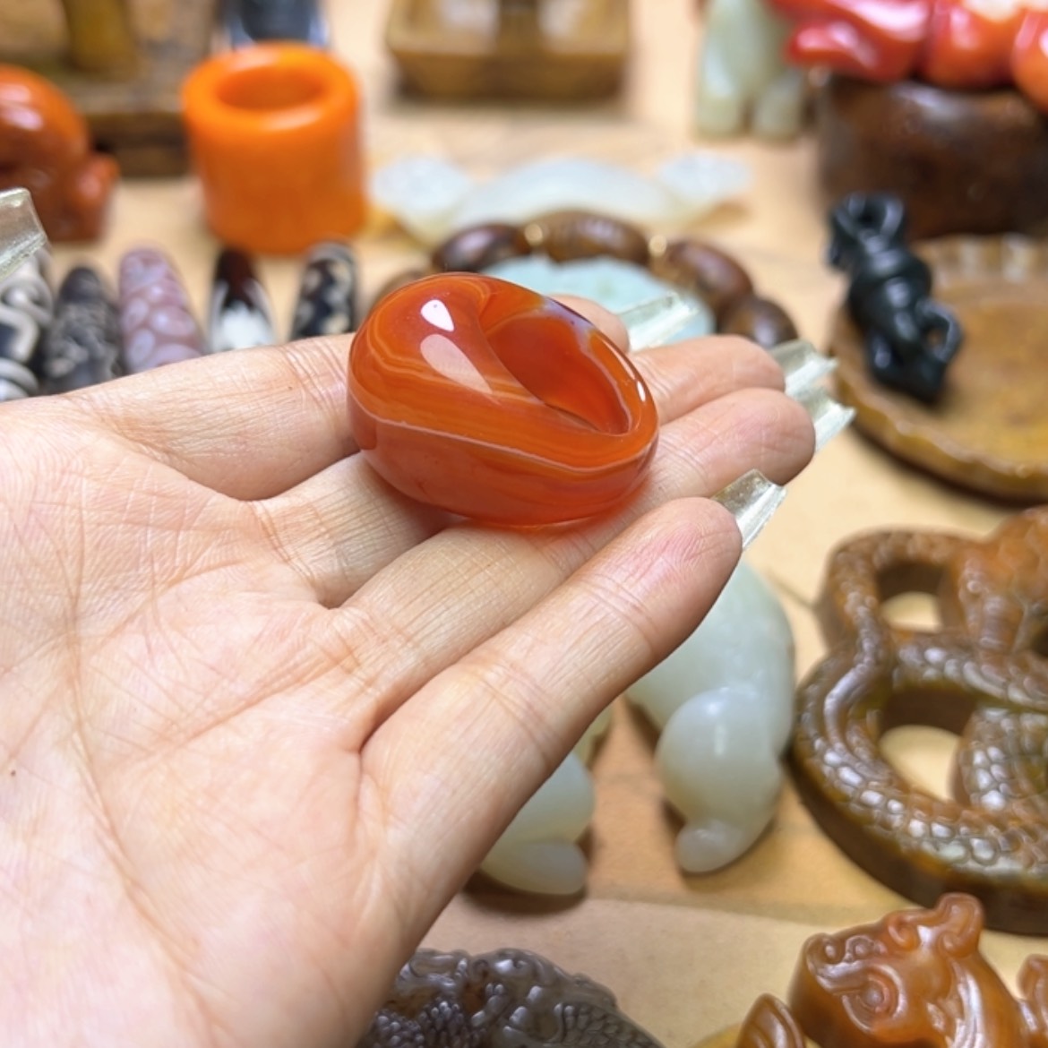 【闪购商品】蛇纹石玉颈饰未镶嵌