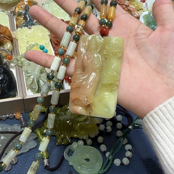 未镶嵌蛇纹石玉手把