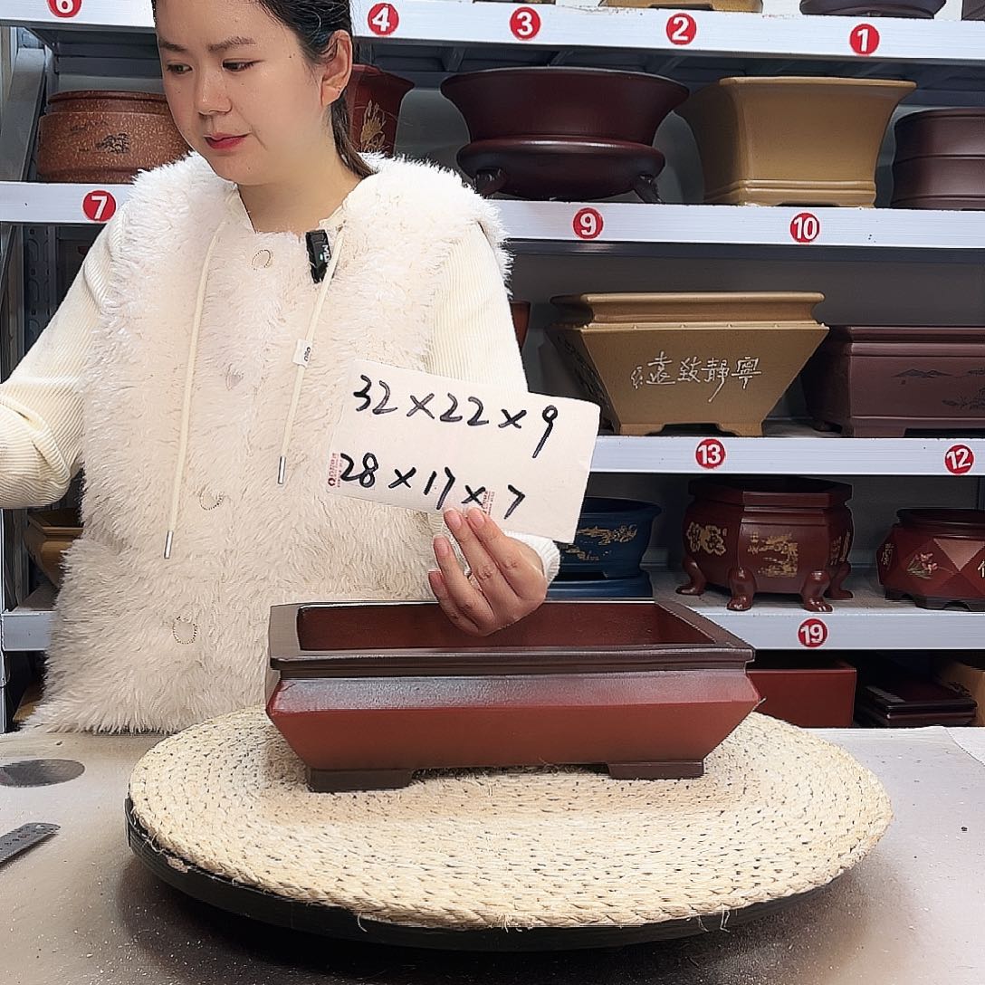 紫砂花盆紫砂花盆