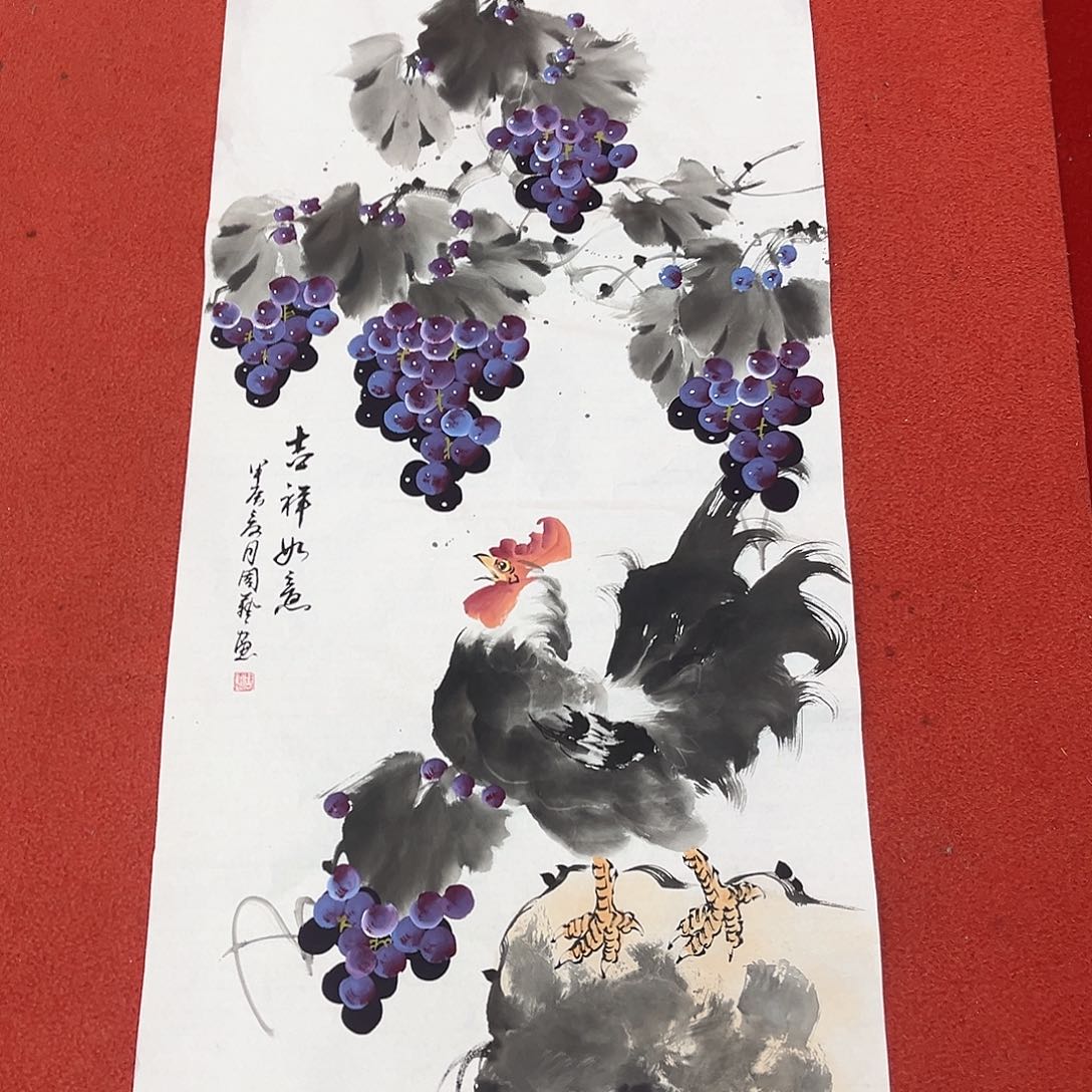 国画手绘作品欣赏作品