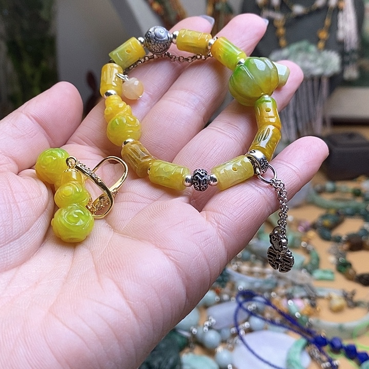 翡翠手链未镶嵌艺**199