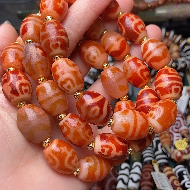 玛瑙/玉髓未镶嵌手链发一条