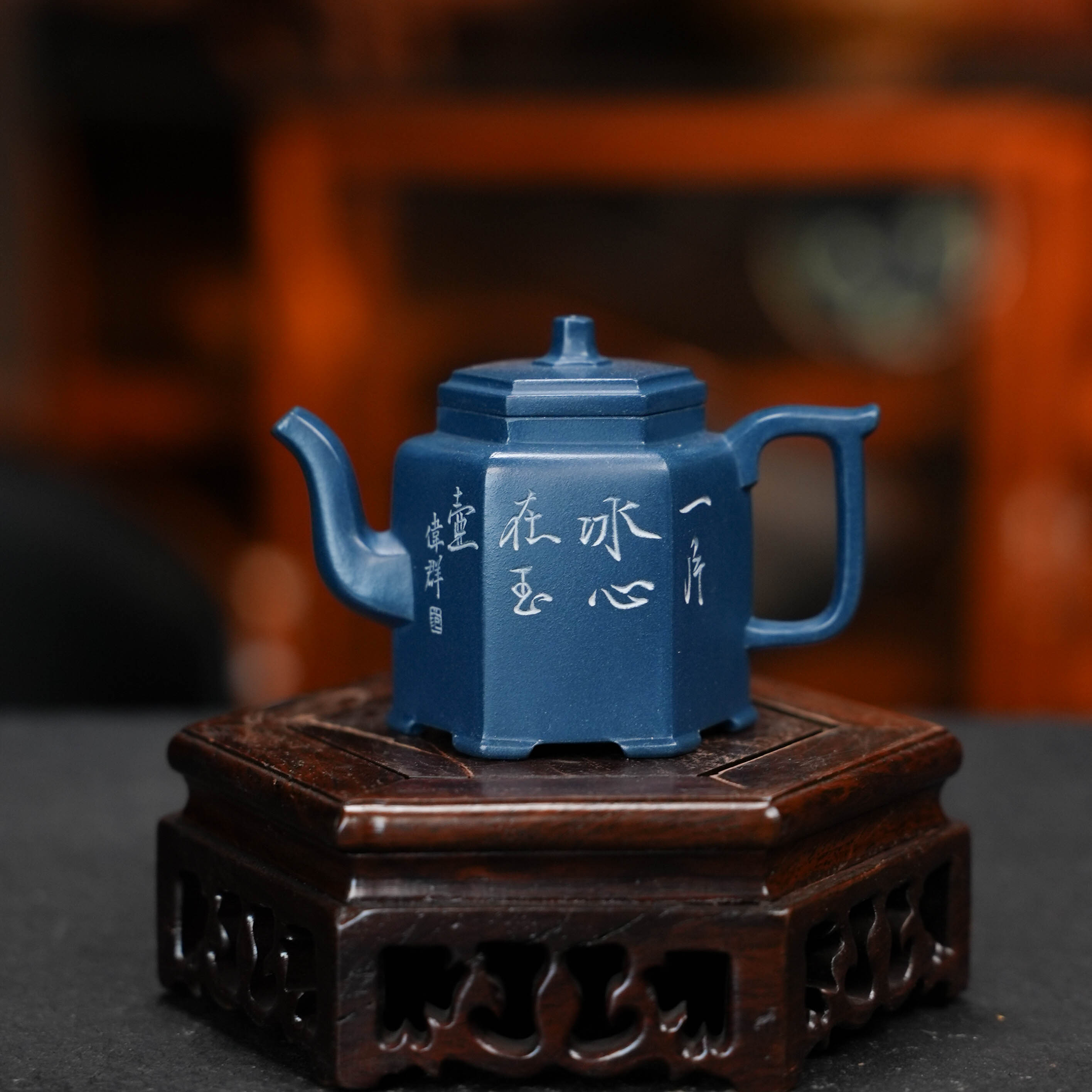 范家壶庄《六方风生水起》大生墨绿泥145cc 品牌系列作品