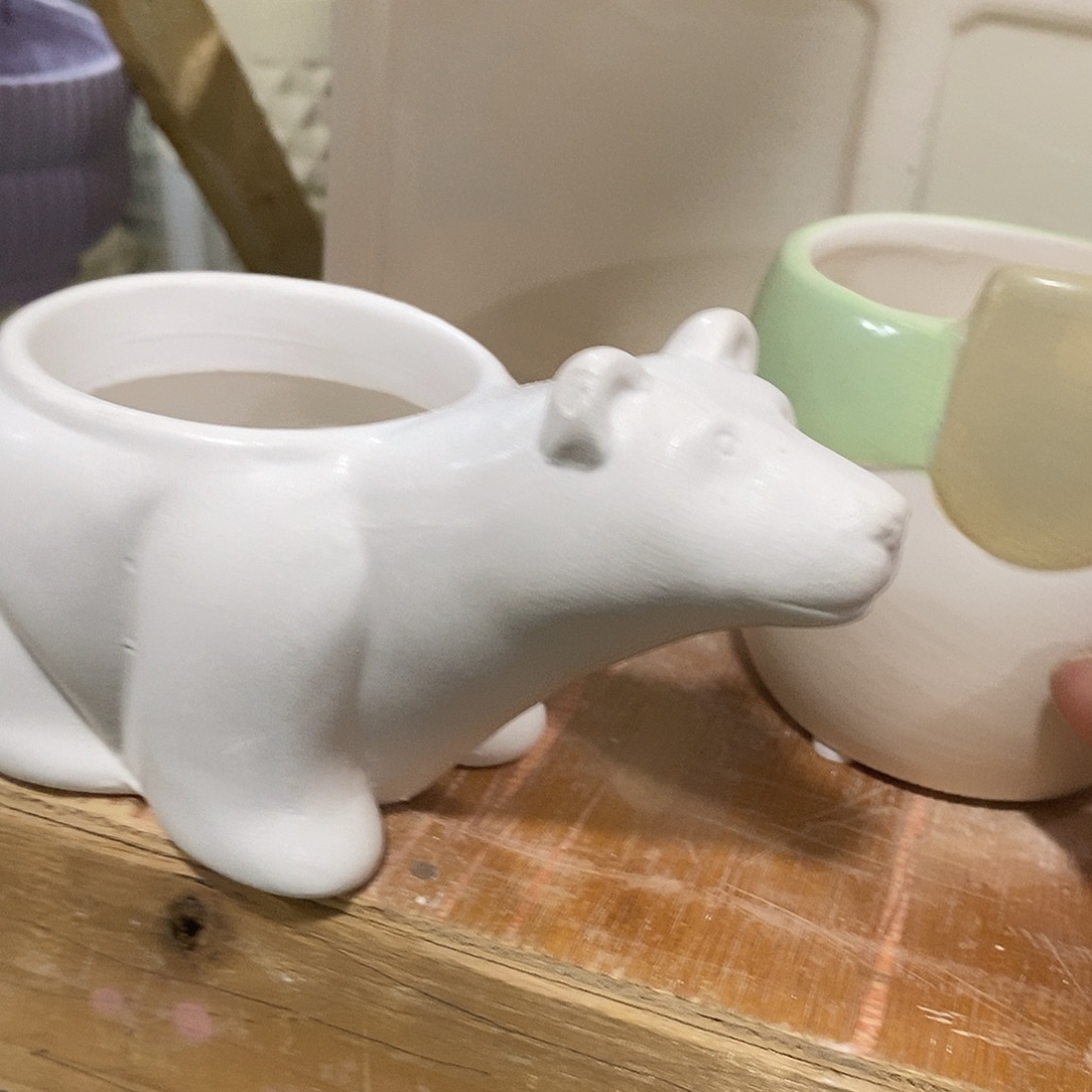 陶杯子陶盆有孔 瑕疵介意勿拍