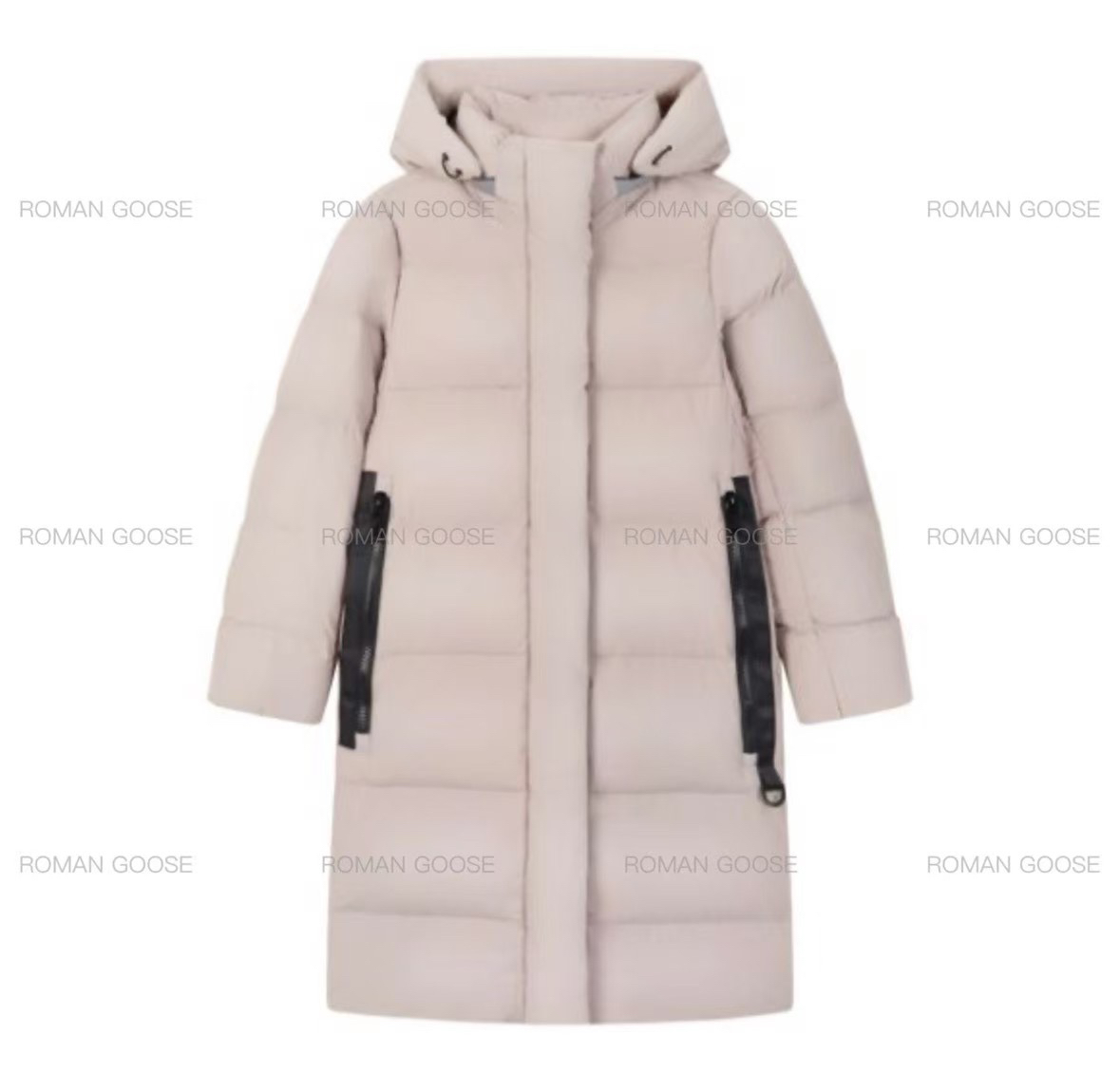 25全新配色~渠道好货！柜上1w+男女同款连帽长款羽绒服[XD]