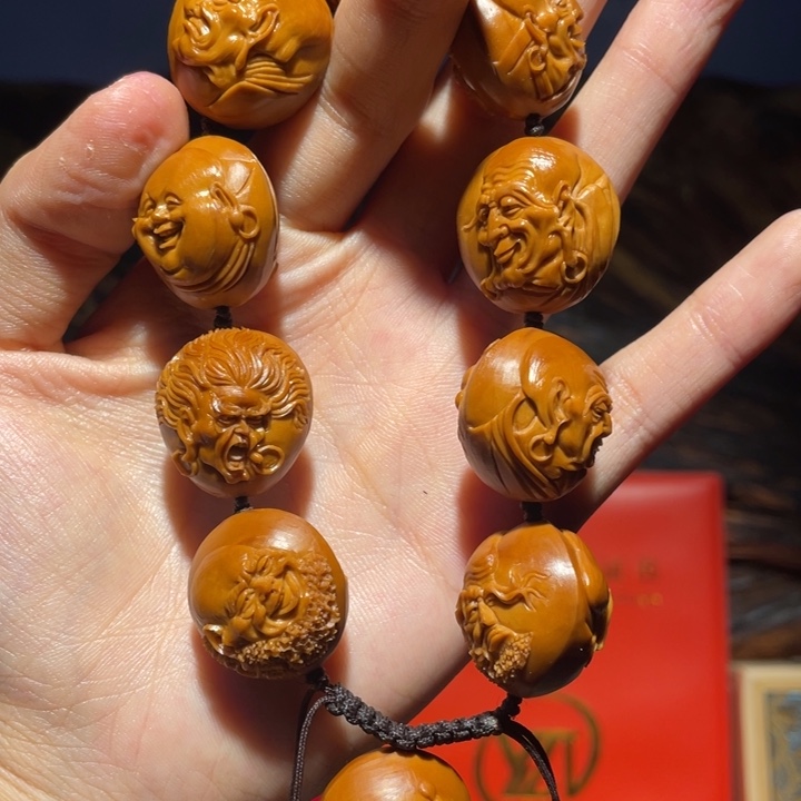手串/手链核桃纯手工双面十八罗汉2.2