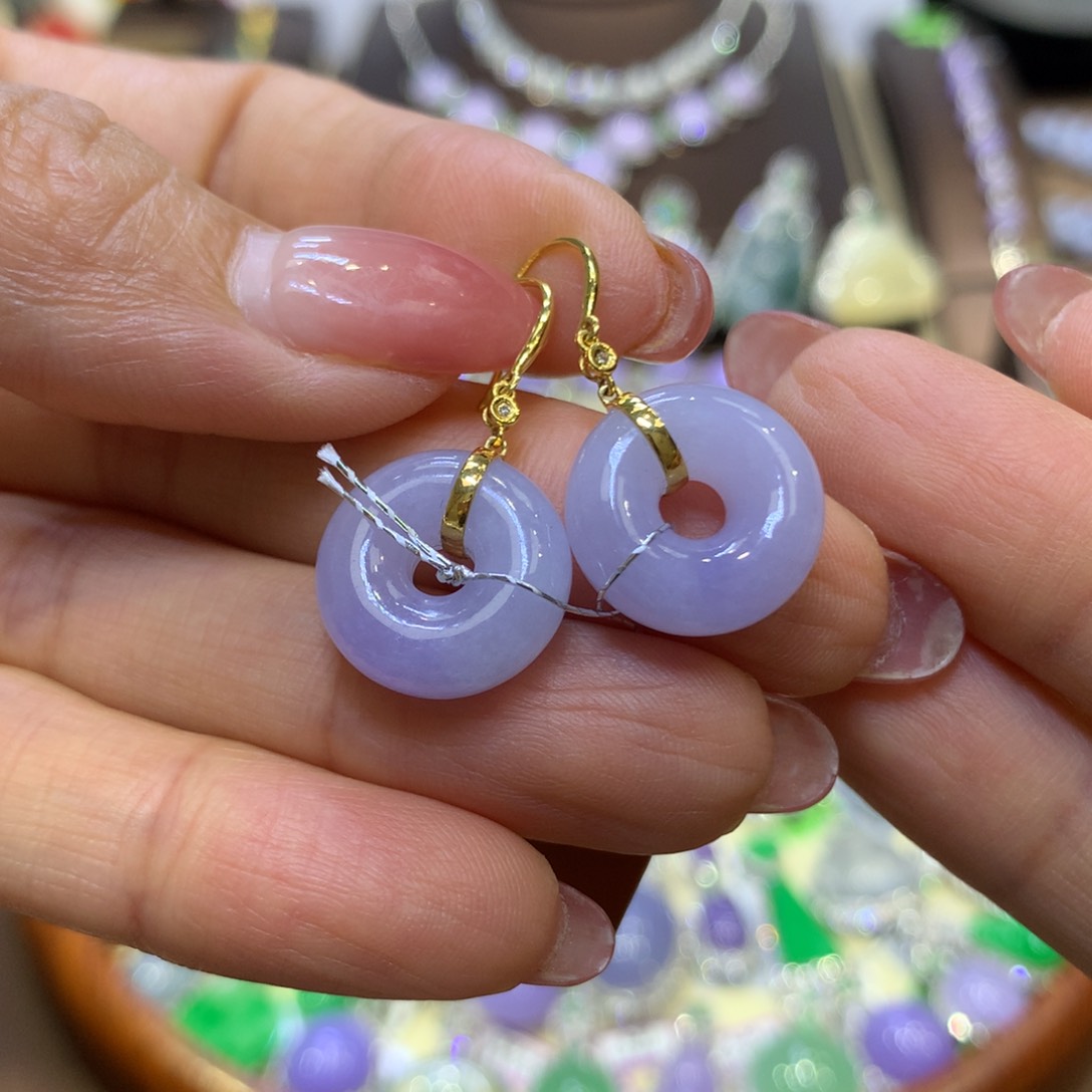 【闪购商品】翡翠18K金镶嵌颈饰翡翠
