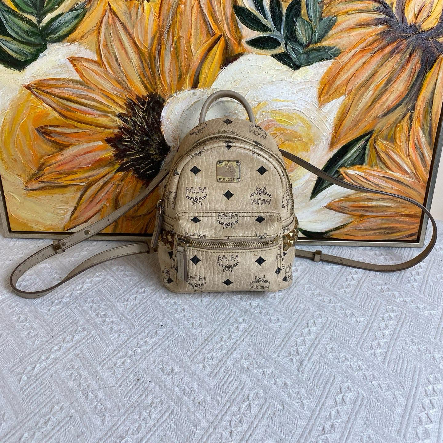 90新 MCM mcm 19193 双肩包