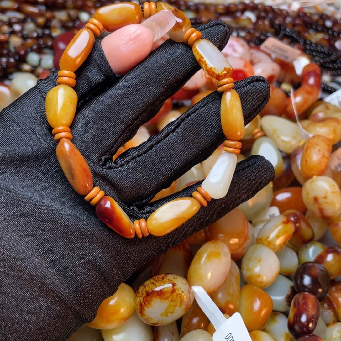 和田玉手链未镶嵌