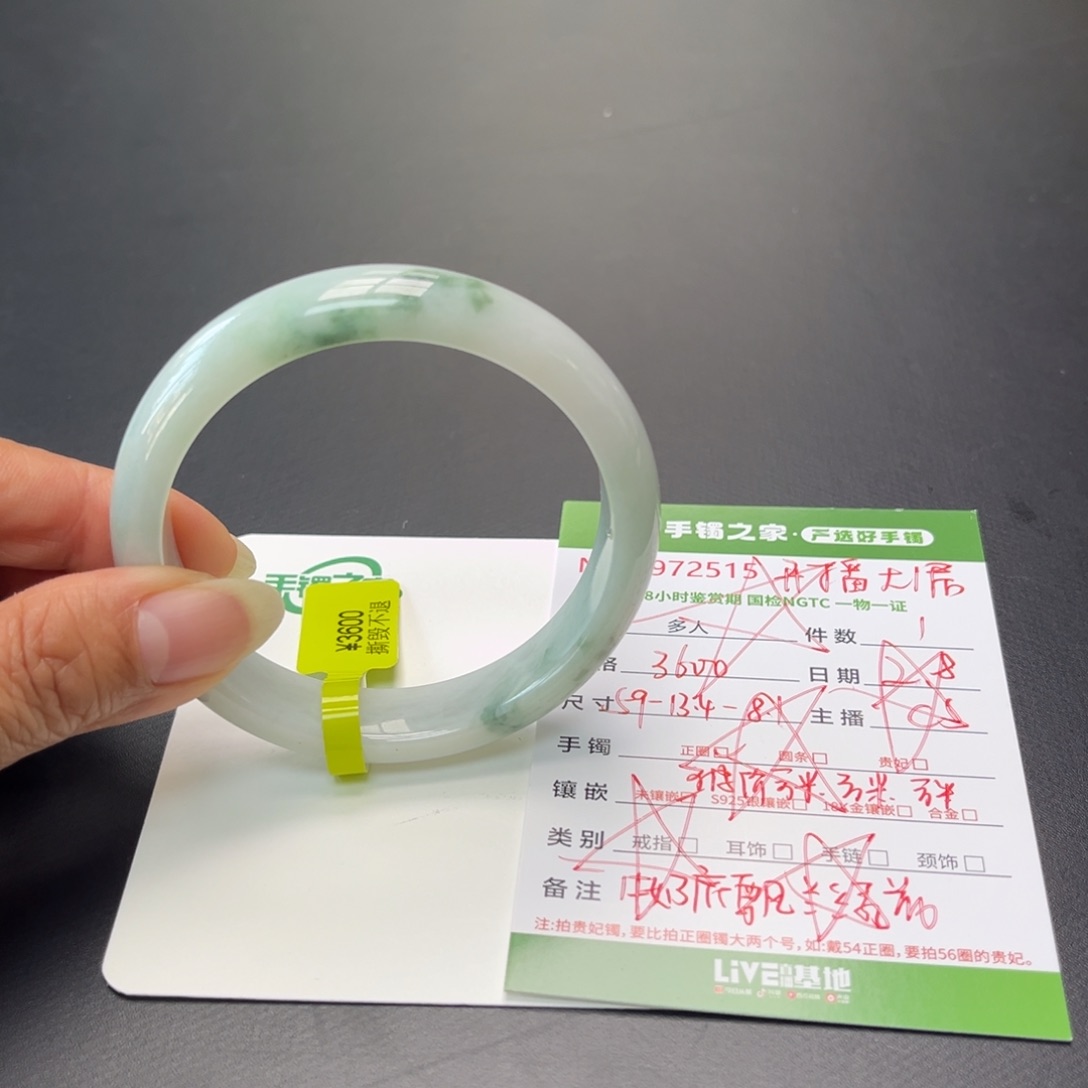 翡翠手镯未镶嵌多人