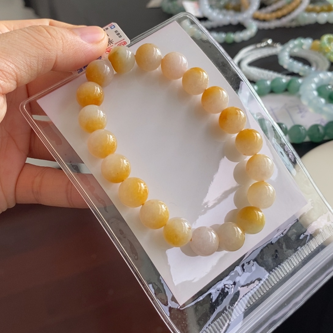 翡翠未镶嵌手链卡10