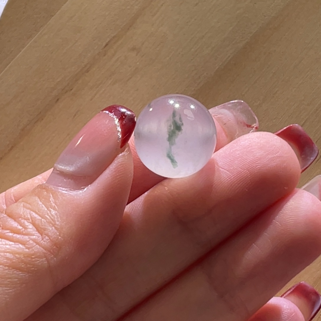 翡翠散珠天然缅a冰飘花