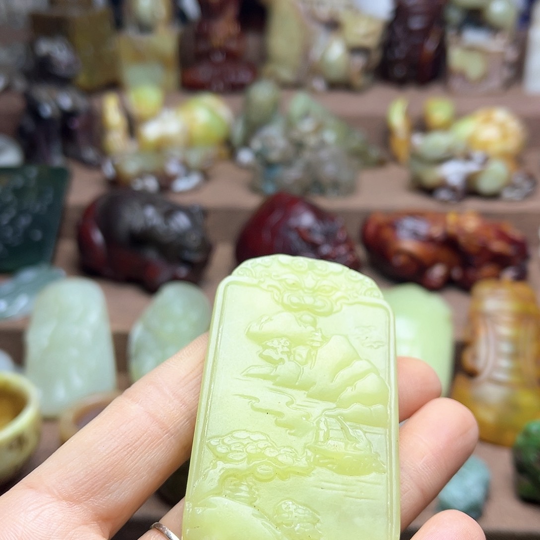 白玉菩提吊坠91。。