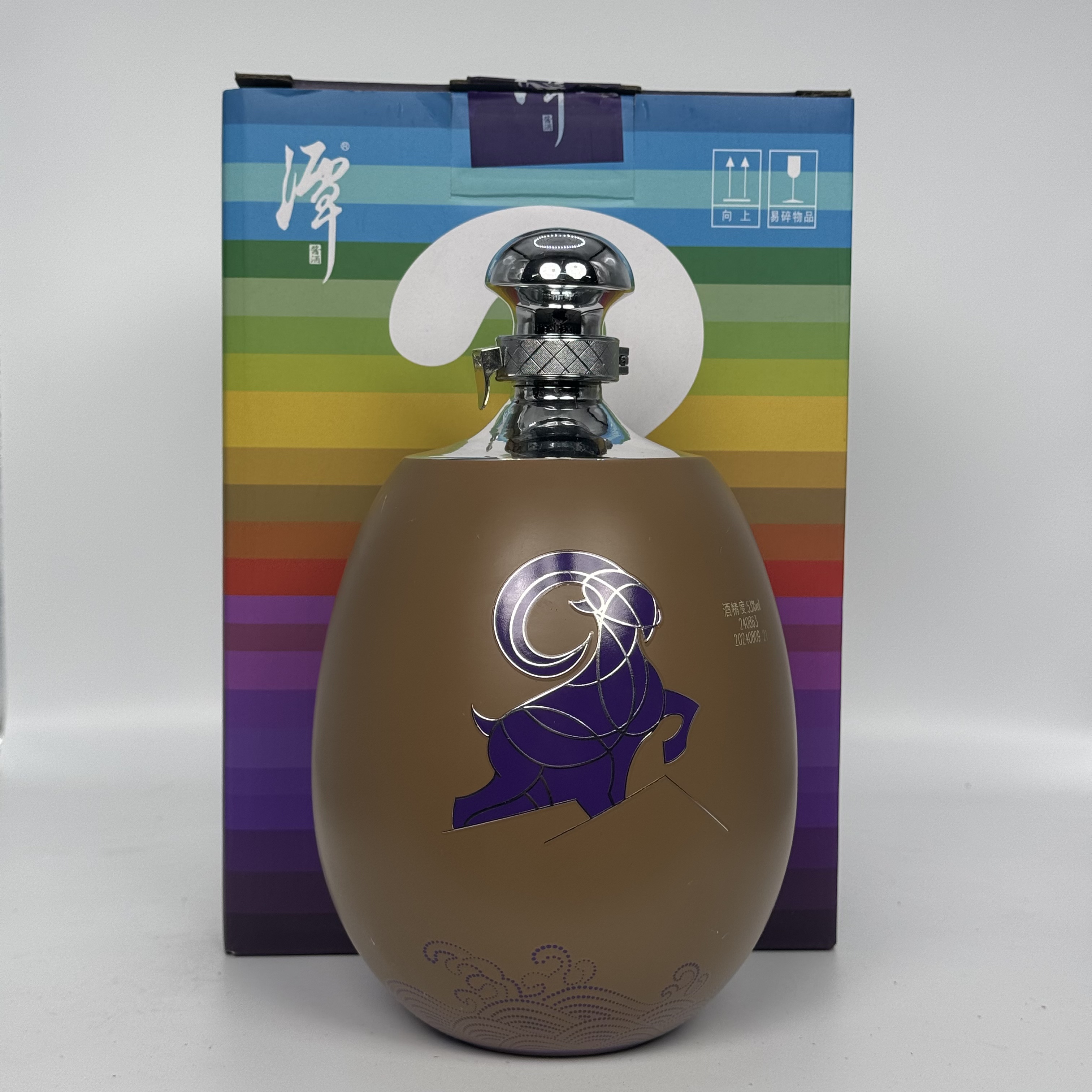 潭酒【佩佩专属】潭酒1.5L装生肖潭 （随机生肖款）酱香型53度1.5L